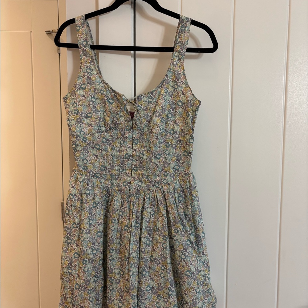 LoveShackFancy Floral Mini Dress